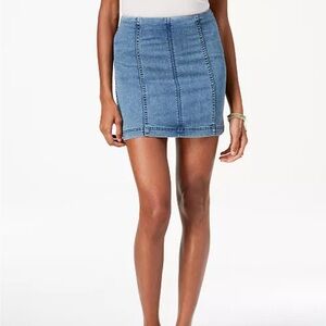 Free People Modern Femme Denim Mini Skirt Size 0